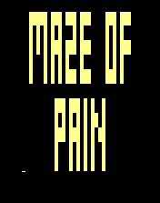 Maze of Pain 2 Title Screen